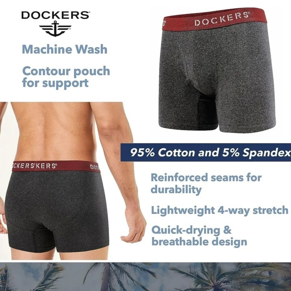 NWT Dockers 4-pk Boxer Briefs M - Picture 3 of 7